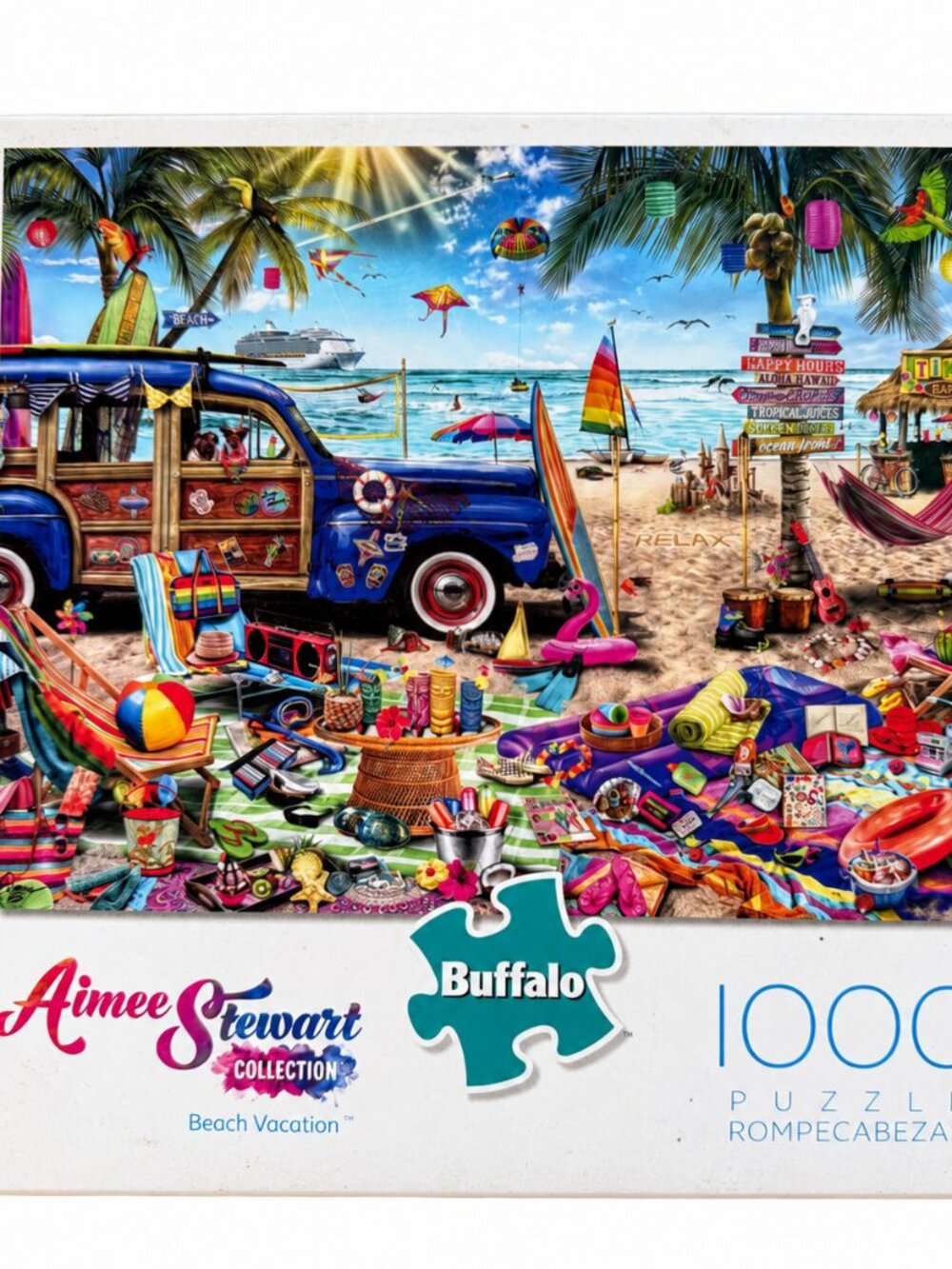 Buffalo Games Aimee Stewart Beach Vacation 1000-Piece Jigsaw Puzzle